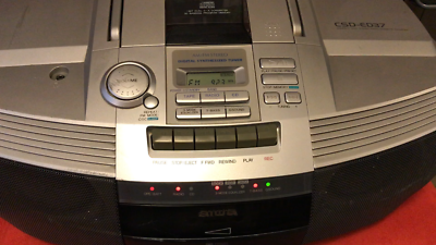 1999 AIWA CSD-ED37 Boombox AM FM CD Compact Disk Stereo Radio