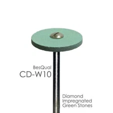 Zirconia - Diamond Impregnated Green Mounted Stone - CD-W10