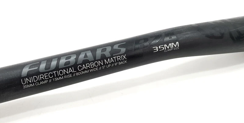 Chromag BZA 35 Carbon Riser Bar, (35.0) 15mm/800mm - Black/Gray - Image 4 of 4