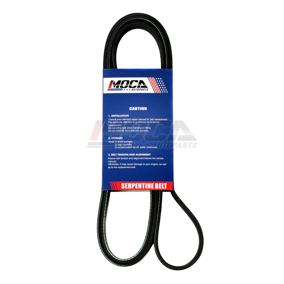 Serpentine Belt Component Kit for 96-02 Chevrolet Express S10 GMC Savana Sierra - Image 2 of 4