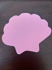 LOGOFUN 20 Pcs Sea Shell Shape Bathtub Stickers Non-Slip Shower Stickers - Pink