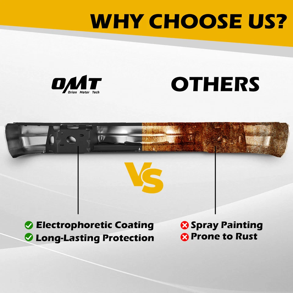 For 1992-2014 Econoline E-150 E-250 E-350 Chrome Rear Bumper Assembly FO1103205 Foto 4 de 4