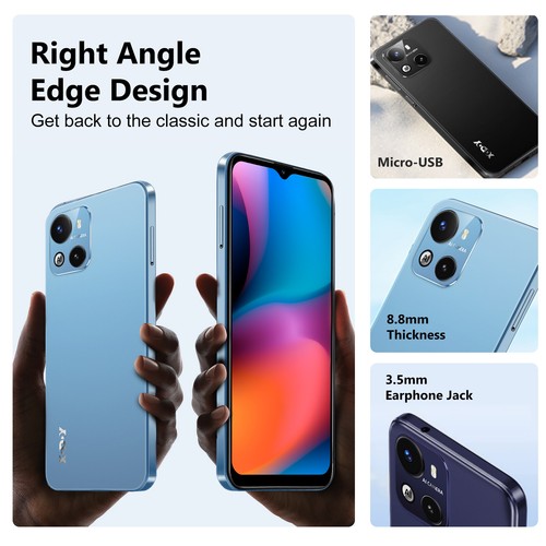 2025 New Cell Phone Unlocked Android Smartphone Dual SIM Quad Core 6.3 in Cheap - Picture 8 of 14
