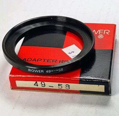 49-58mm Metal Step Up Lens Filter Converter Adapter Ring 49mm-58mm  49-58 Bower