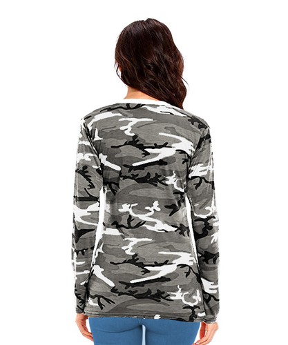 New Ladies Womens Camouflage Trousers Army Cargo Combat Joggers Military Bottom - Picture 10 of 10