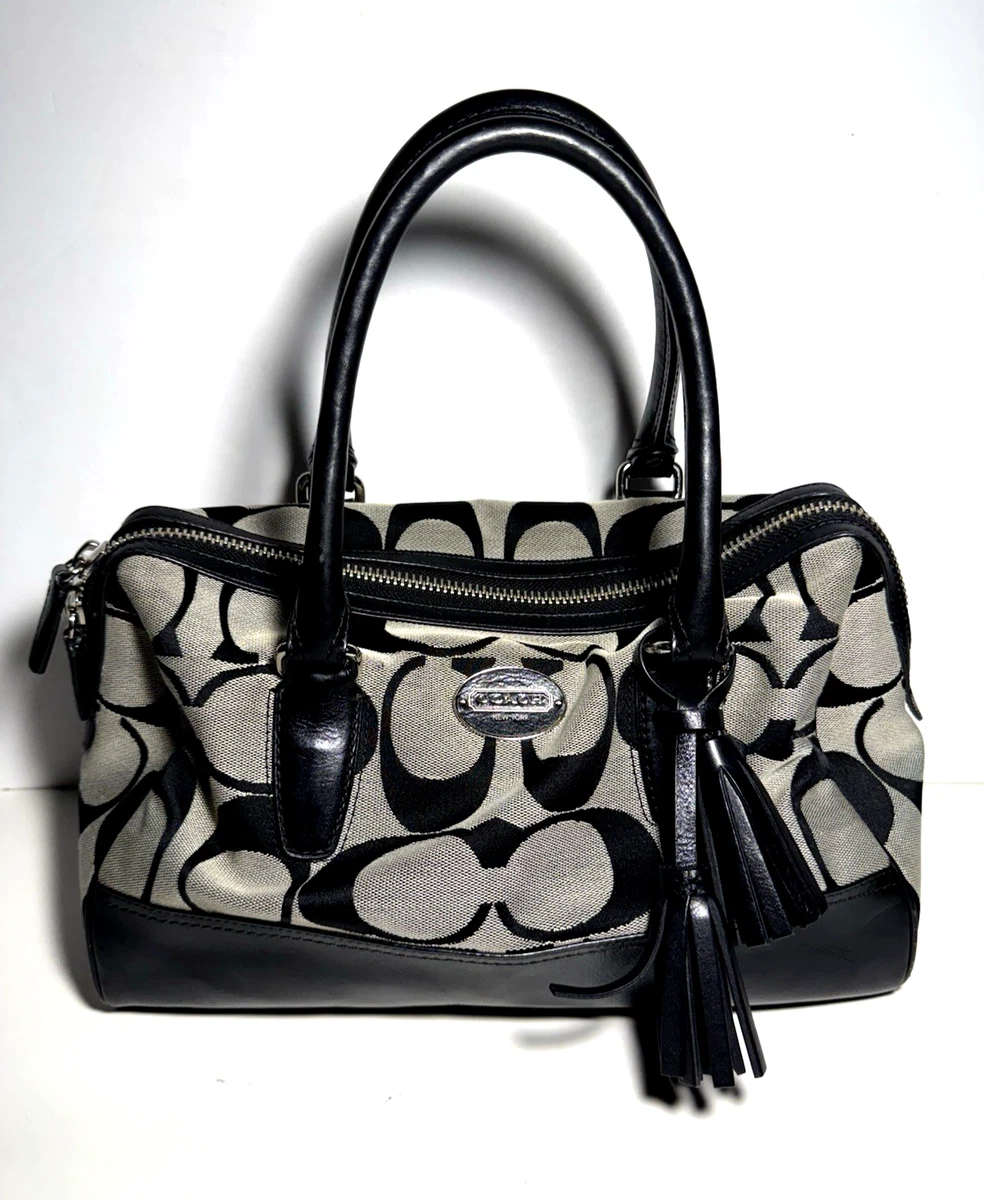 Coach Legacy Canvas Exterior Satchel/Top Handle Bag Handbags