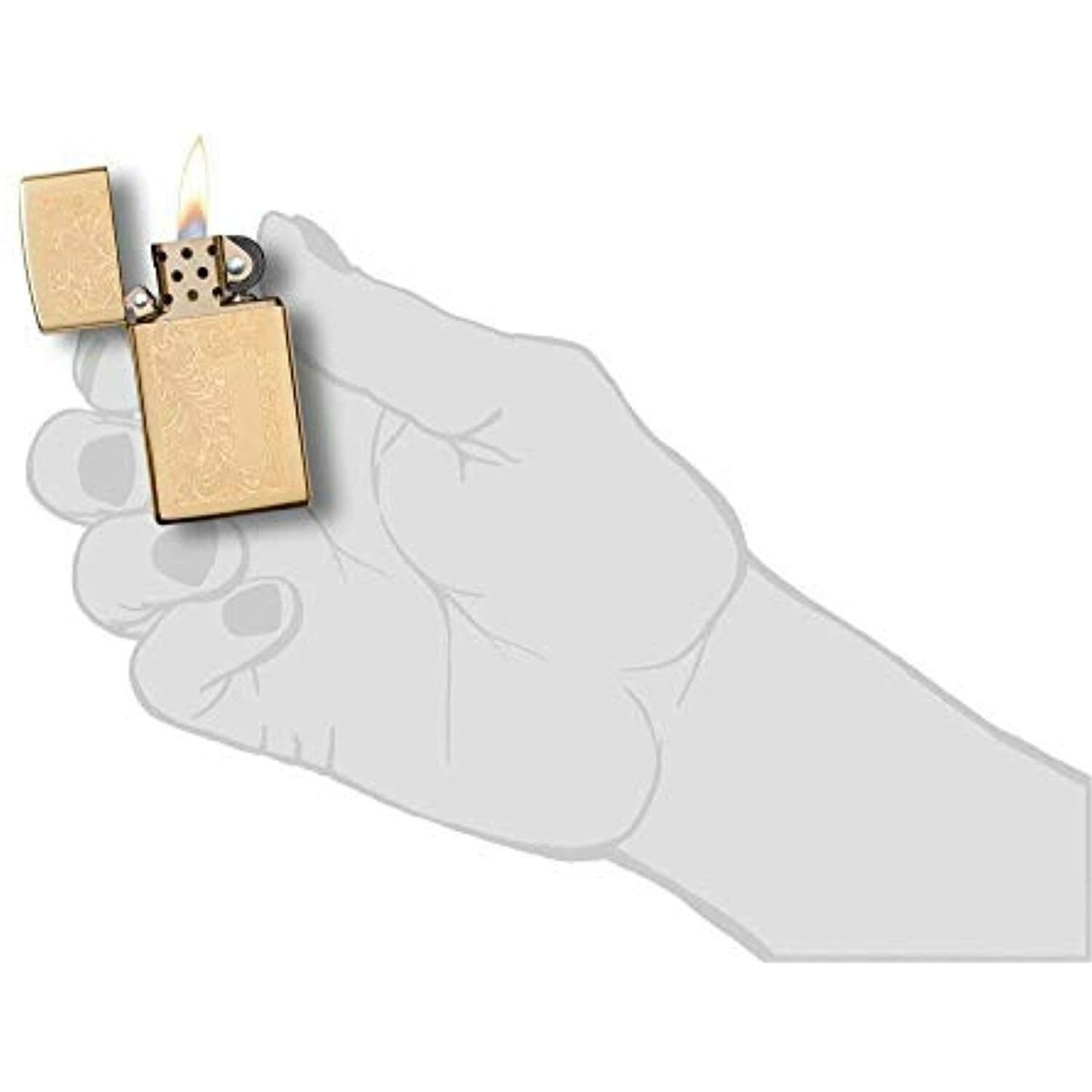 Zippo Slim Brass Venetian Lighter for sale online | eBay