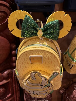2024 Disney Parks Dole Whip Loungefly Backpack With Dole  display picture 1