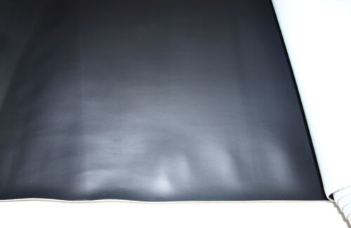 Smooth Upholstery Naugahyde vinyl 55 wide ( by the yard ) color black - Picture 1 of 10