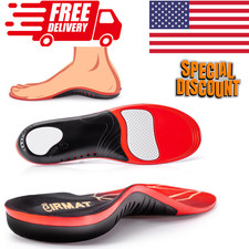 Plantar Fasciitis High Arch Support Insoles for Men Women, Arch Support Inserts.