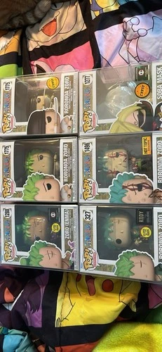 Funko Pop One Piece Lot of 7 Zoro(chase,HT,Kody,chalice) Sanji chase  Katakuri