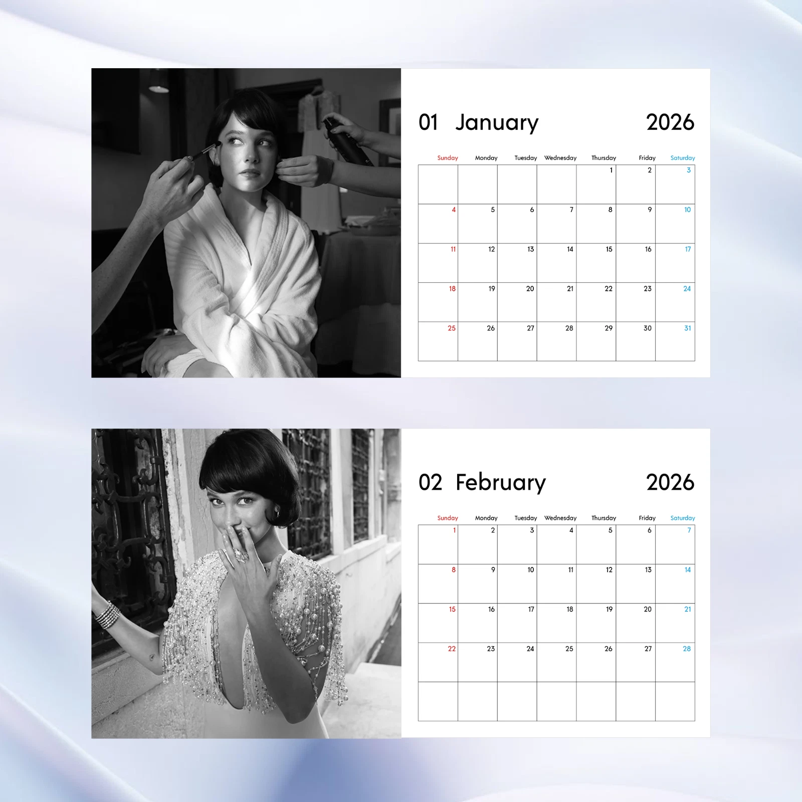Cailee Spaeny 2026 Wall Calendar, Stylish Actress Photos, Celebrity Fan Gift