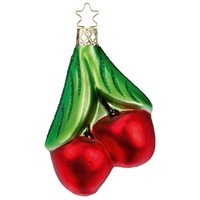 Kirschen 8Cm Inge-Glas® Manufaktur Weihnachtsschmuck