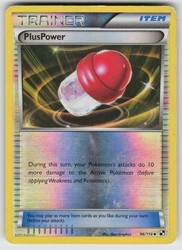 PlusPower 96/114 Black & White Reverse Holo