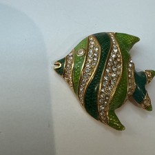 施华洛世奇水晶珐琅时尚胸针| eBay