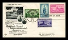 DR JIM STAMPS US COVER NATIONAL CAPITAL SESQUICENTENNIAL FDC COMBO SCOTT 989-992