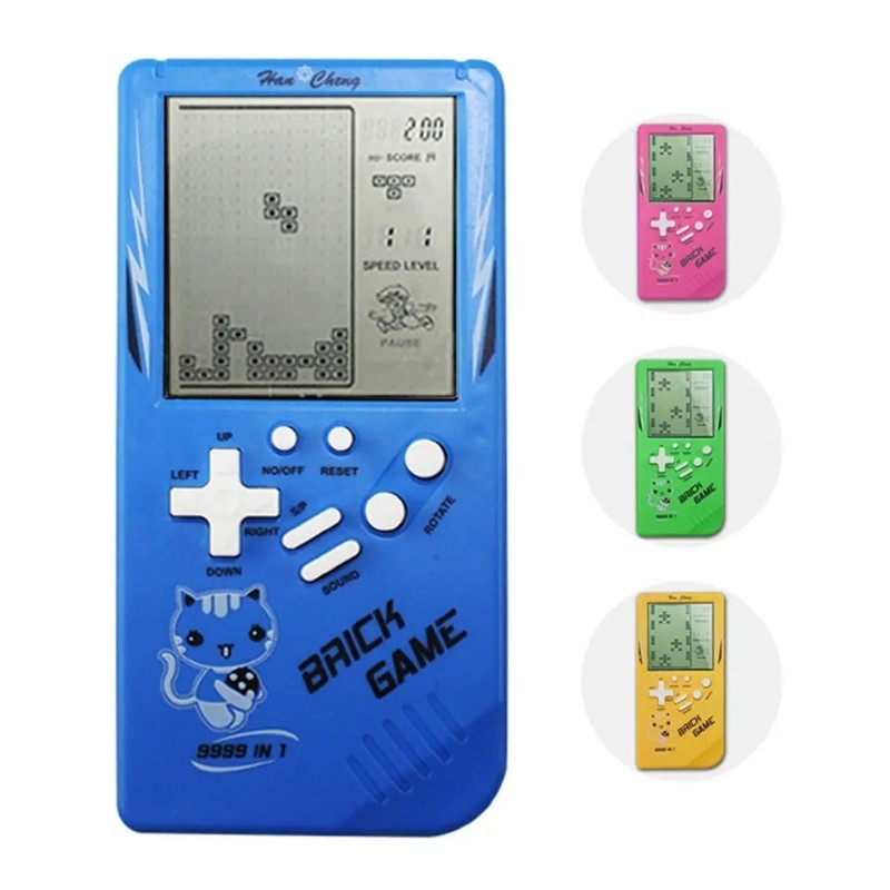 BRICK GAME CONSOLE HANDHELD ARCADE CLASSIC RETRO CALCULATOR GAMES BIG LCD SCREEN