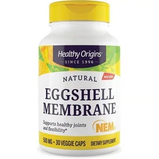 Healthy Origins Natural Eggshell Membrane 500 mg 30 Veg Caps