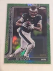 2025 Topps Chrome Football Football Leather Green Refractor A.J. Brown #243
