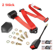 2x 3-Punkt Automatikgurt Sicherheitsgurt Für Audi A3 Universal Anschnallgurt