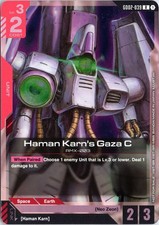 Haman Karn's Gaza C GD02-039 Store Tournament Participant Pack 04  - NM