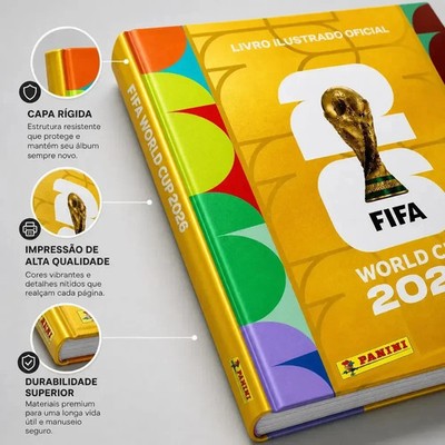 Panini Golden Album 2026 World Cup Hardcover FIFA WC Brazilian