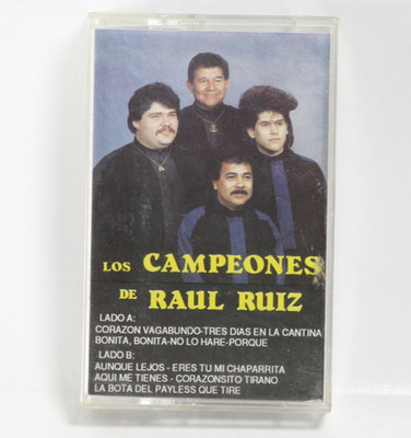 Los Campeones de Raul Ruiz - Cassette Tape - Corazon Vagabundo - Tejano Latin