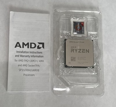 (New) AMD Ryzen 7 5700X 8 Core 16 Thread AM4 Unlocked 3.4 GHz CPU OEM Tray