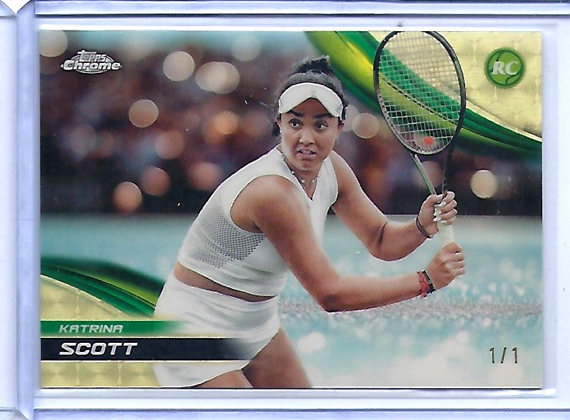 2025 Topps Chrome Katrina Scott 1 of 1 Superfractor RC #1/1