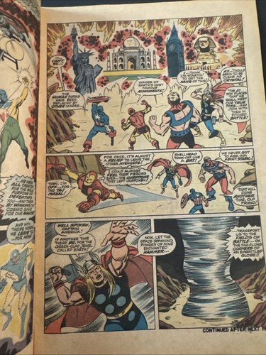 The Avengers #70 (Marvel 1969) Enter: The Squadron Sinister - Picture 10 of 20