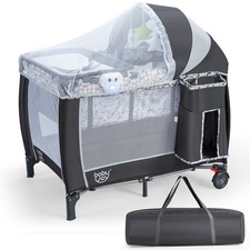Portable Baby Playard Playpen Folding Nursery Center w/ Changing Station Net