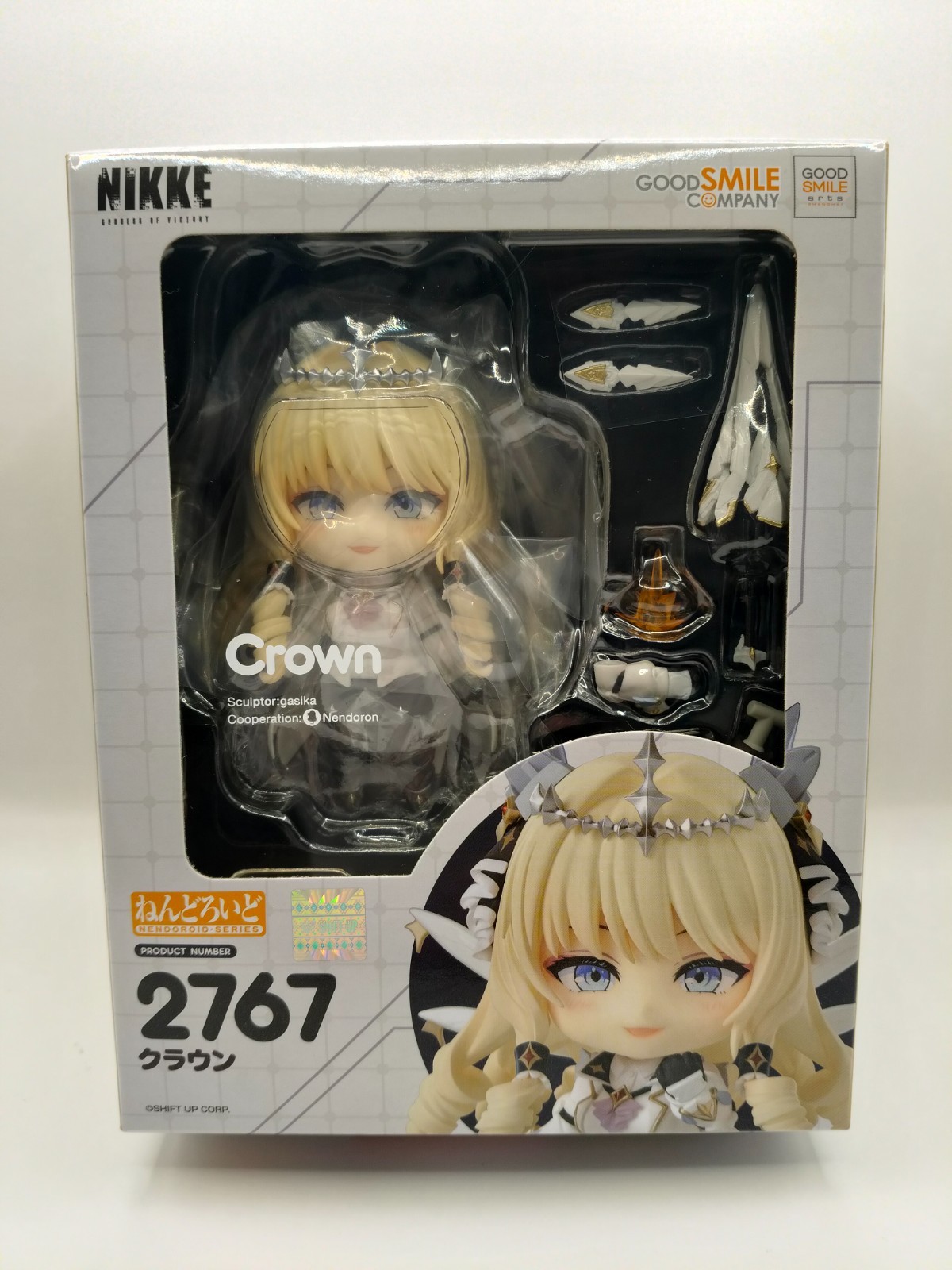 GODDESS OF VICTORY NIKKE CROWN NENDOROID #2767 FIGURE OFFICIAL NEW SEALED