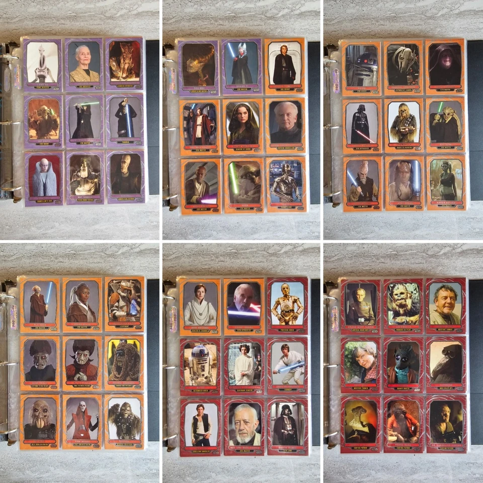 Juego de 1 cartas Star Wars Galatic Files Series 2012 con tarjeta de boceto de Adam Talley Foto 3 de 4