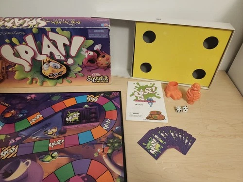 Splat! Board Game Vintage 1995 Complete No Dough or Cans Milton Bradley 4108