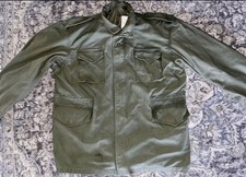 Alpha Industries Cold Weather Filed Coat Army/US Military Spec Style Olive Green