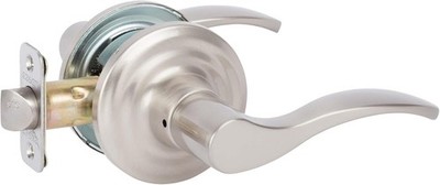EZ SET BP-501TZ-RY US15 Satin Nickel Passage Lever Lock Hall Closet Door New