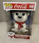 Funko Pop! Jumbo Vinyl Ad Icons Coca-Cola Polar Bear #59 GameStop Exclusive Used