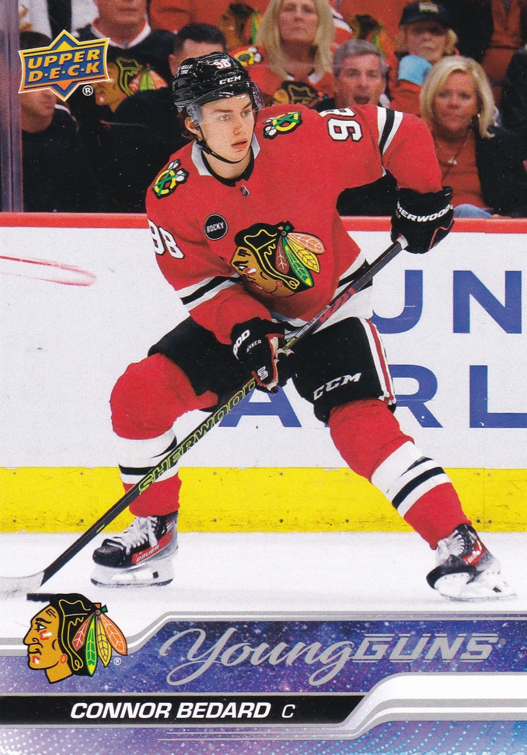 2023-24 Upper Deck Series 2 - Young Guns Connor Bedard #451 Jumbo/OVERSIZED (RC)