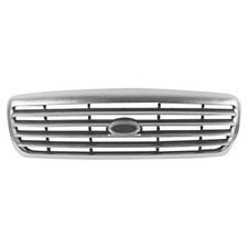 Replacement Chrome Plastic Front Grille For 1998-2011 Ford Crown Victoria