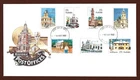 1982 AUSTRALIA " HISTORIC POIST OFFICES " SET OF 8 FDCS