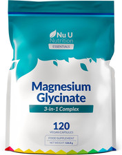 Magnesium Glycinate | Citrate | Malate | 3-In- Complex 1813Mg - 120 Vegan  - Sus 0.06 per thousand milligrams