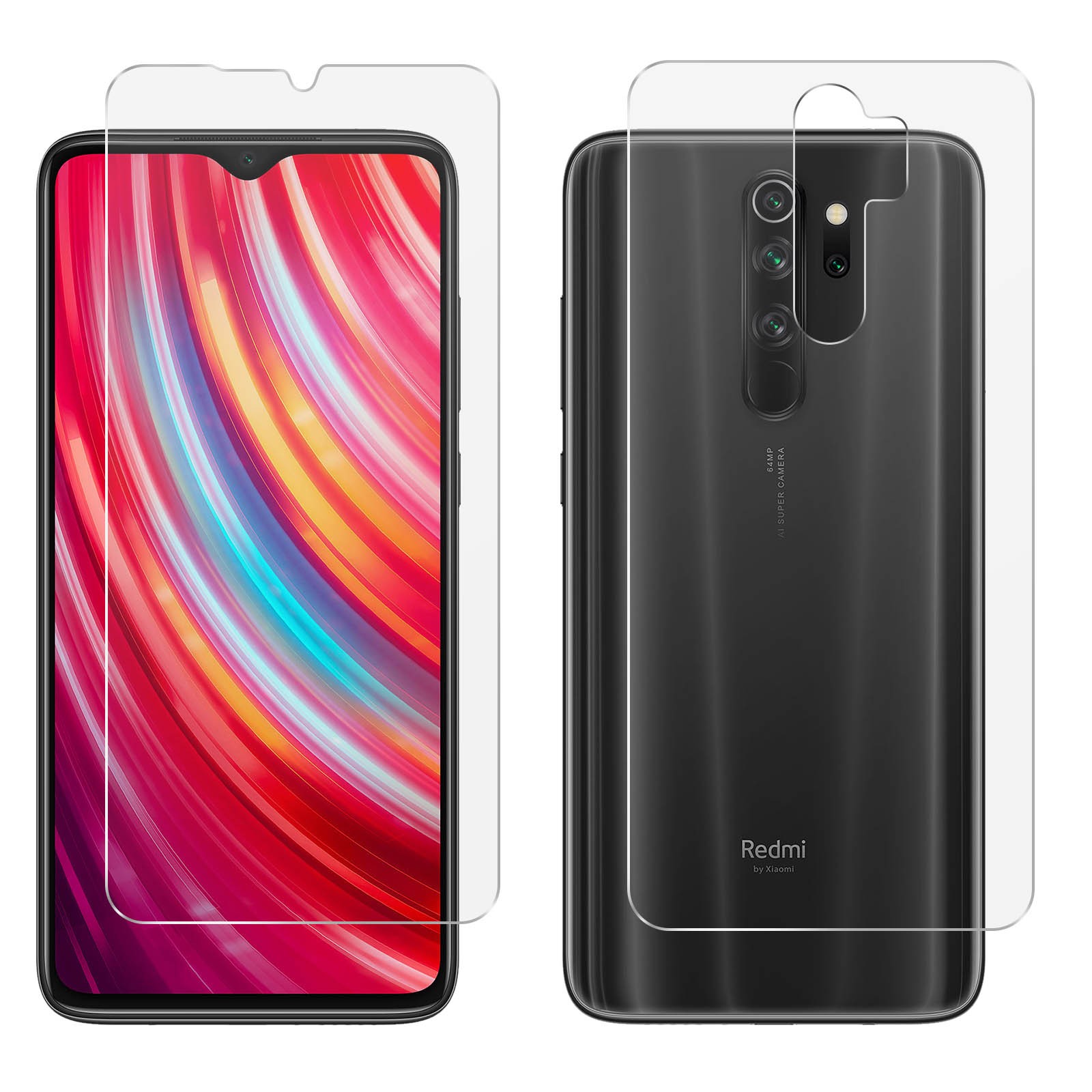 Protector Pantalla Redmi Note 8 Pro avant-arrière protège votre téléphone au quotidien