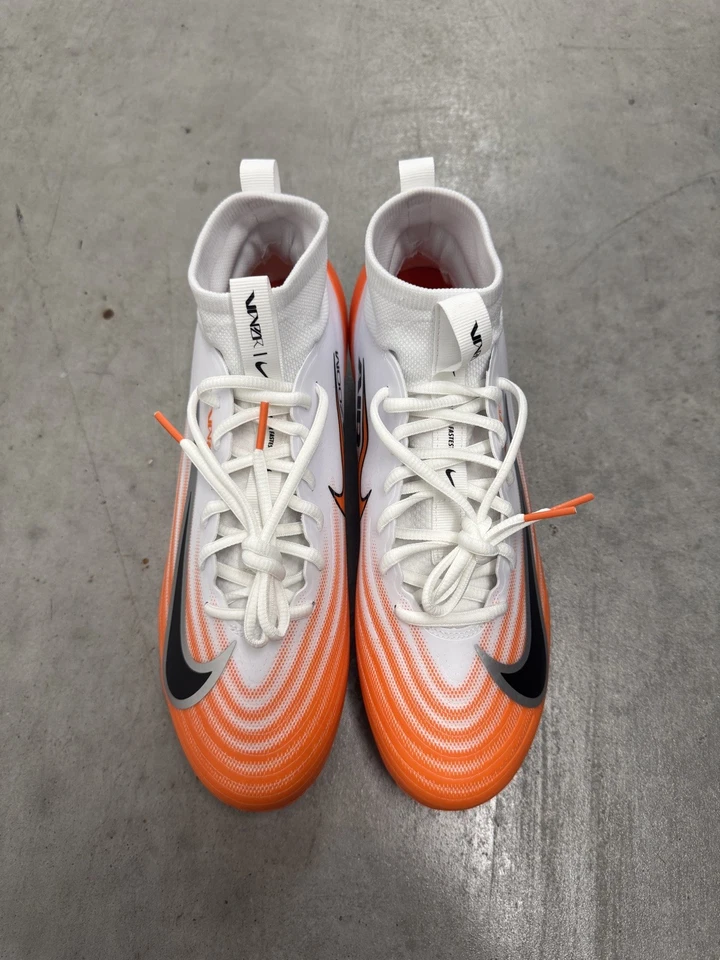 Men Nike Air Zoom Vapor Pro 1 Orange White Football Cleats HM8850-103 Size 9 - Image 2 of 4