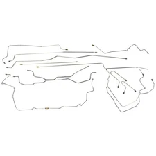 Brake Line Kit Complete Tubes Std Ext Short Long 1995-98 K1500 Stainless 14pc