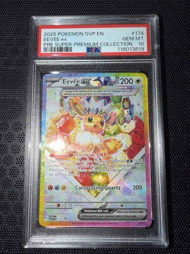 Eevee ex 174 Sv: Scarlet & Violet Promo Cards Holo PSA 10 SPC PROMO