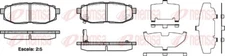 Remsa 1228.01 brake pad set, disc brake for, Subaru, Toyota
