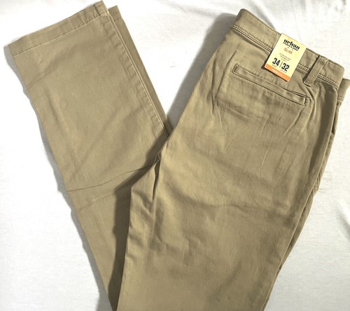 MEN New Flat-Front Slim-Fit Casual Pants - Choice Size & Color - Picture 3 of 5
