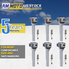 6X Ignition Coil 6X Spark Plugs Tune Up Kit Fit Ford F-150 2.7L 2015-2017 UF773