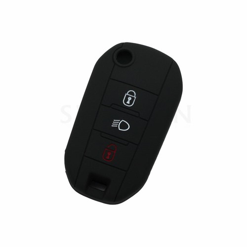 Silicone Remote Flip Key Case Cover fit for CITROEN PEUGEOT 208 2008 3008 508 - Picture 3 of 49