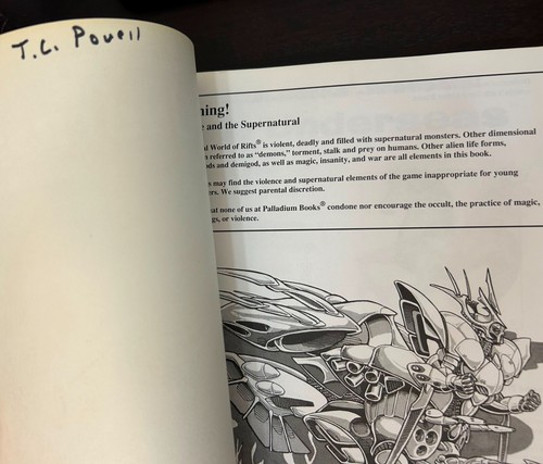 RIFTS -- UNDERSEAS World Book Seven (Palladium Books 1996) -- RPG TPB - Picture 3 of 3